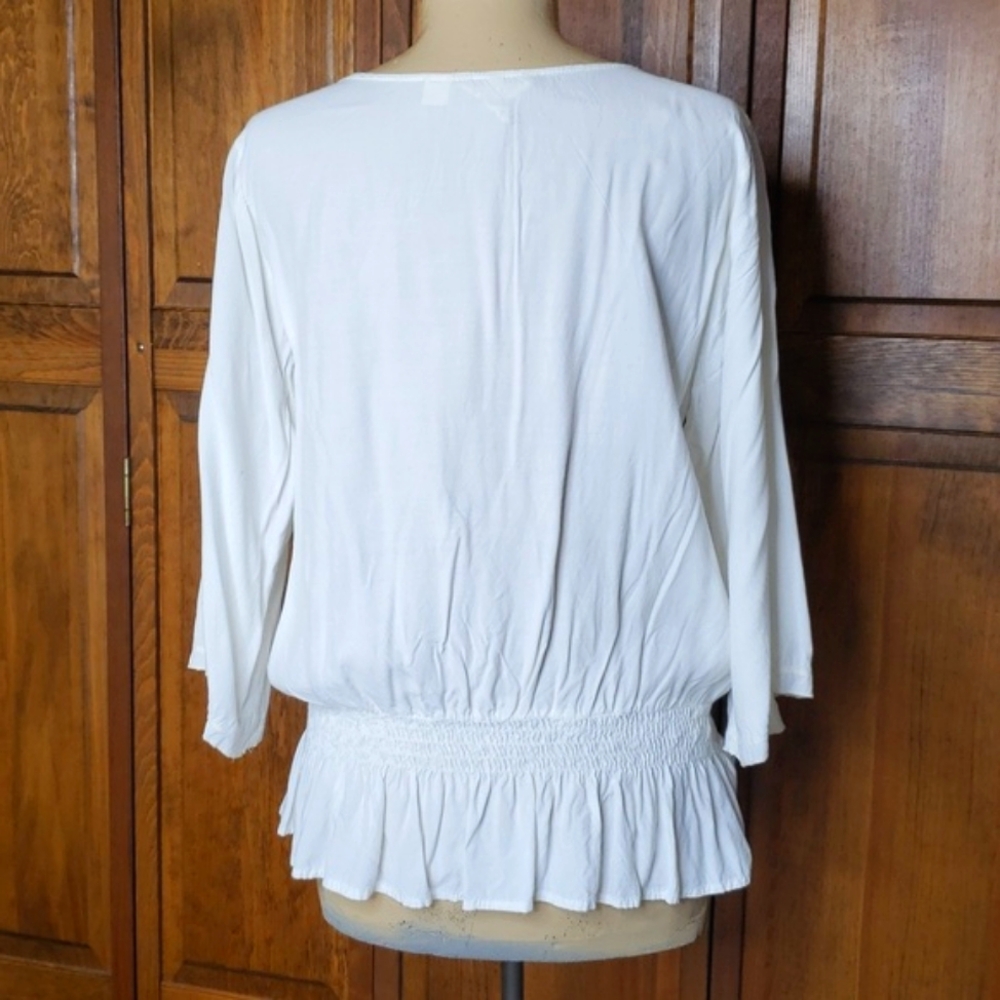 Check Me First Ruffled Top Sz 1X - Picture 2 of 7